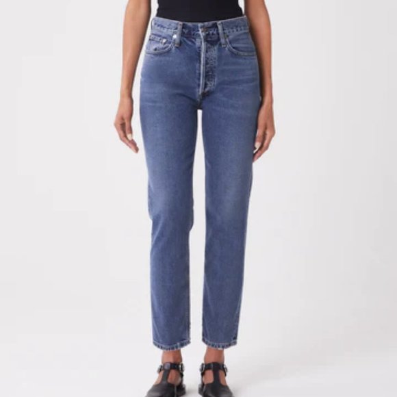 AGOLDE Jeans Fen High Rise Relaxed Tapered Jean in Highway Size 27 - Picture 5 of 7